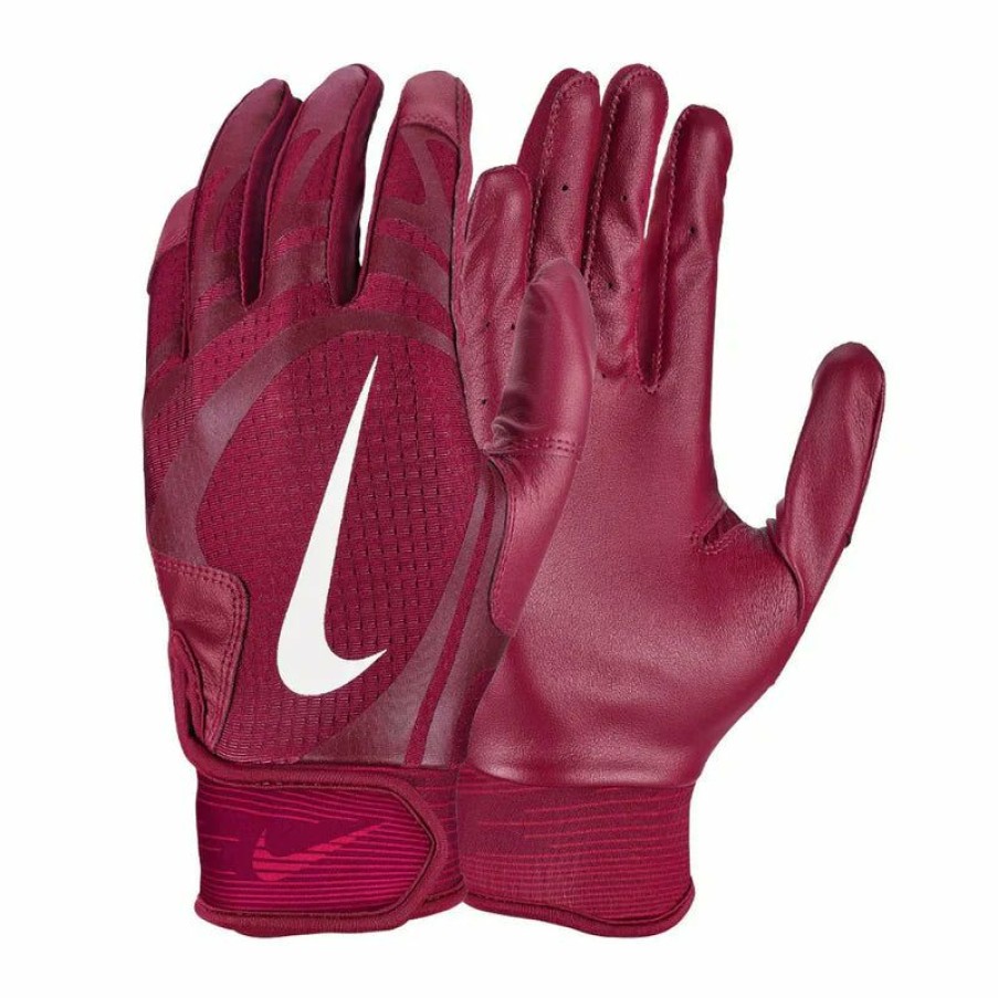 Gloves * | Nike Huarache Edge Batting Gloves Adult Large Maroon