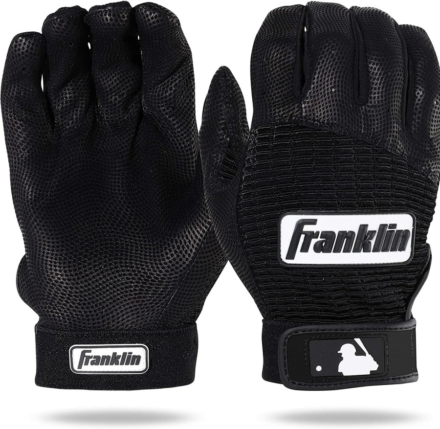 Gloves * | Franklin Mlb Pro Classic Adult Batting Gloves Extra Large Black