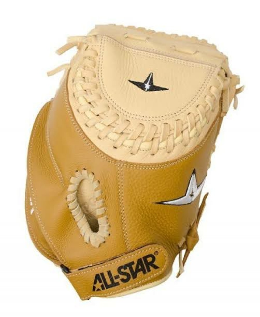 Gloves * | All-Star All Star 33.5 Basket Web Softball Catchers Mitt Rht