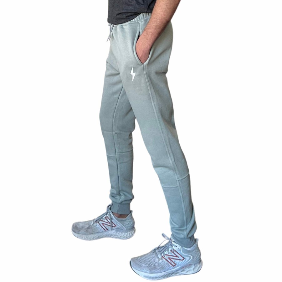 Apparel * | Bruce Bolt Cotton Joggers Grey