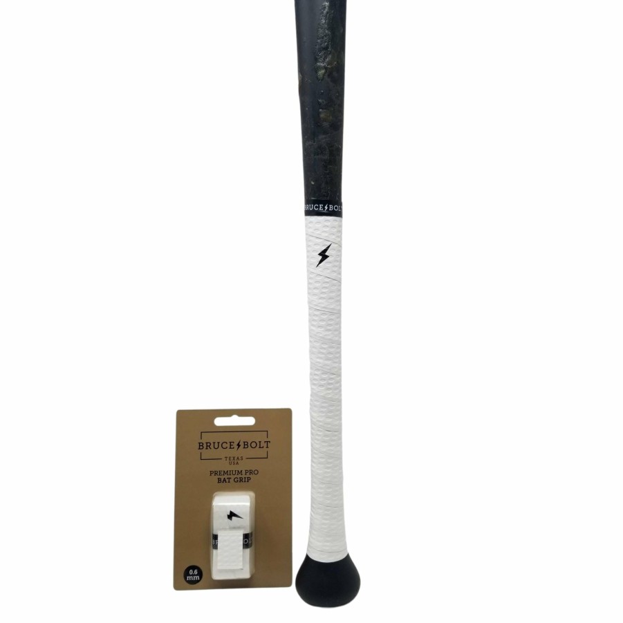 Bats & Gear * | Bruce Bolt Premium Pro Bat Grip White