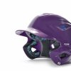 Helmet * | All-Star All Star Adult System 7 Fitted Solid Colour Batters Helmet Purple Extra Large