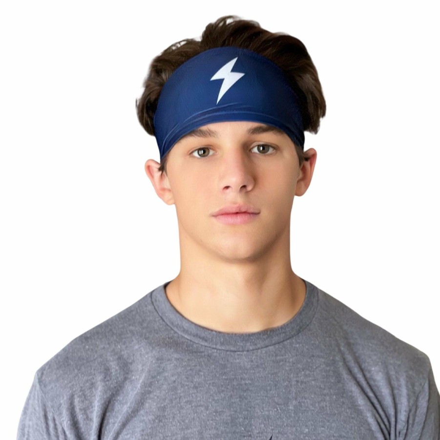 Apparel * | Bruce Bolt Performance Headband Navy