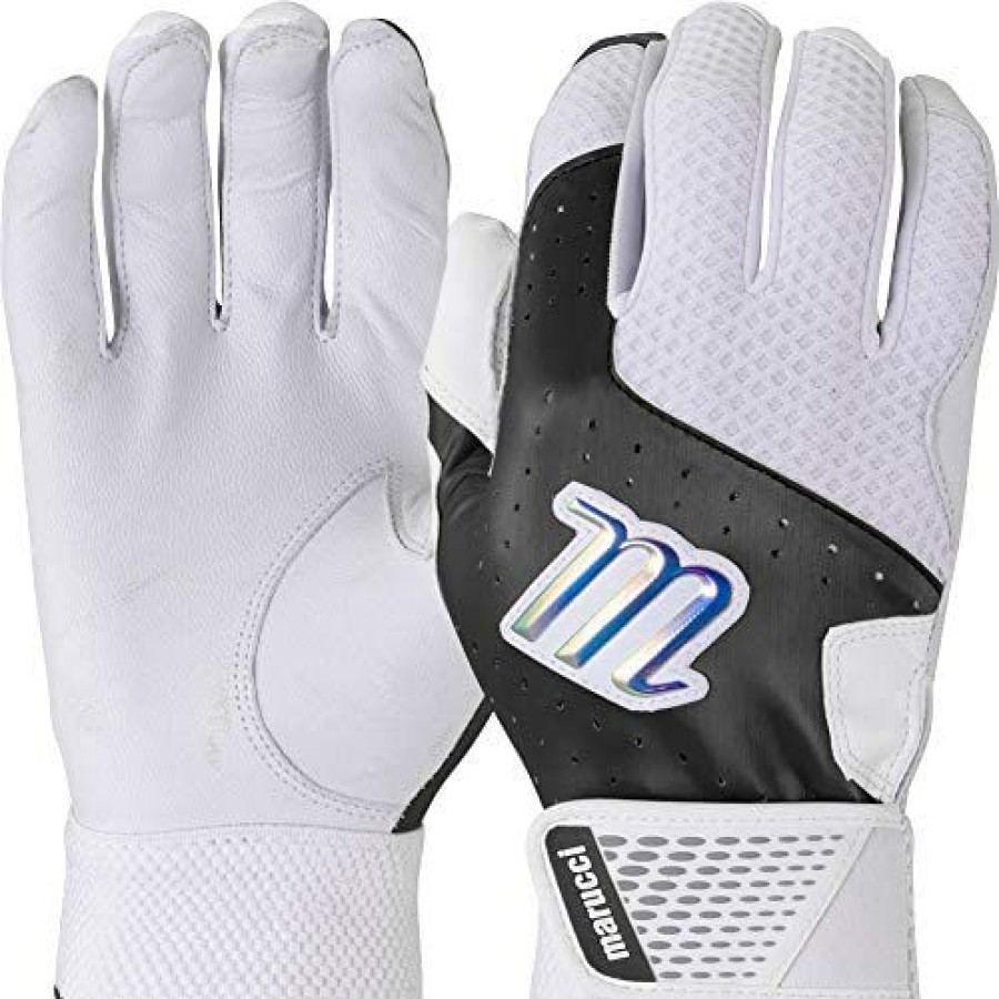 Gloves * | Marucci Crest Batting Gloves Youth Large Black