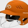 Helmet * | Rawlings Rawling Coolflo Matte Batting Helmet One Size Fits Most Neon Orange