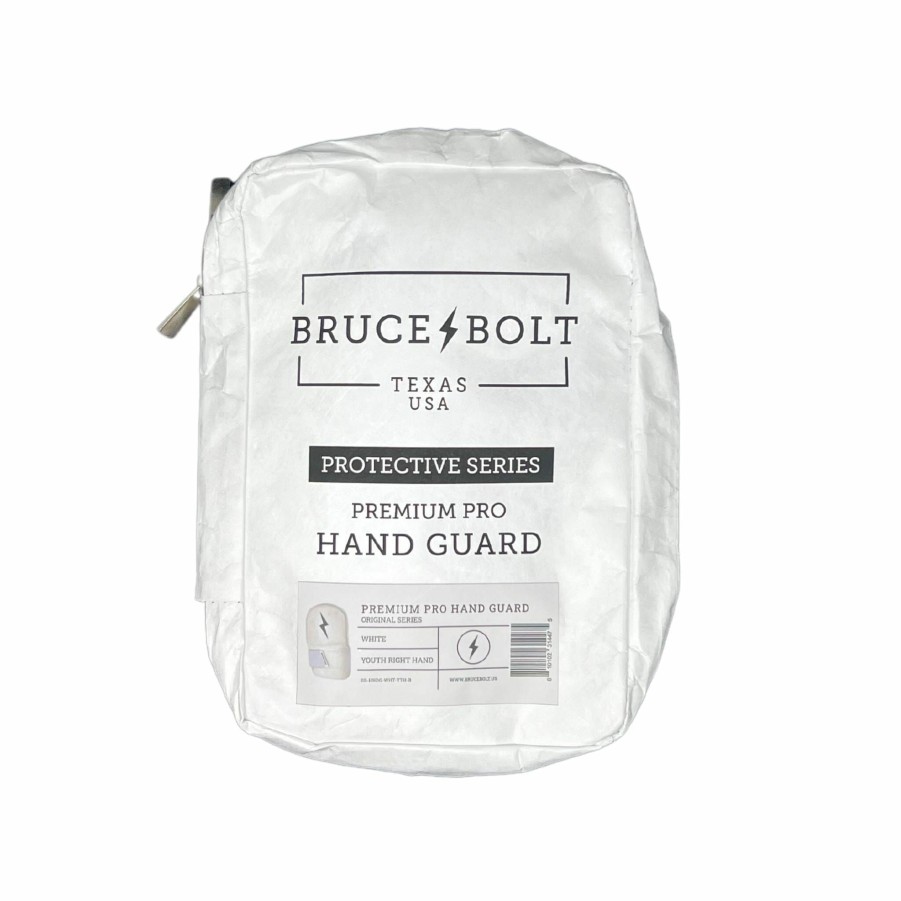 Bats & Gear * | Bruce Bolt Premium Pro Right Hand Guard White Rght