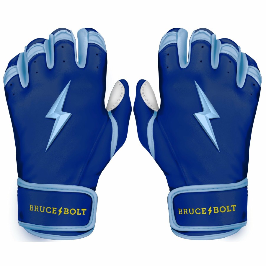 Batting Gloves * | Bruce Bolt Premium Pro Phillips Series Short Cuff Batting Gloves