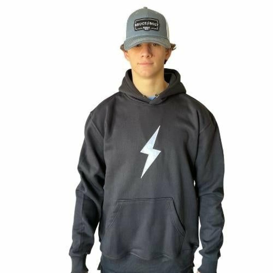 Apparel * | Bruce Bolt "Bolt" Hoodie Black