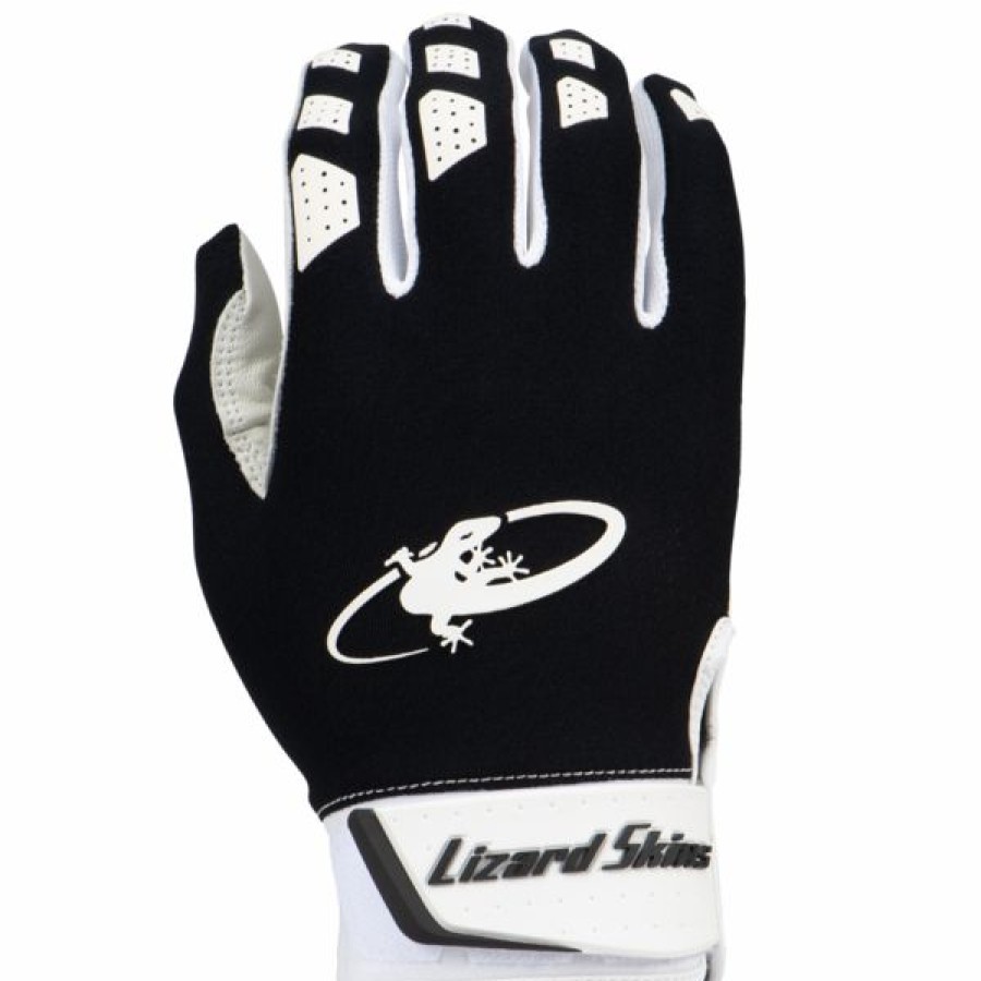 Gloves * | Lizard Skin Komodo V2 Batting Gloves Jet Black Youth Medium