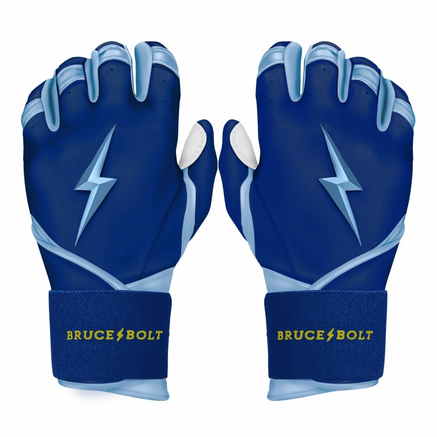 Batting Gloves * | Bruce Bolt Premium Pro Phillips Series Long Cuff Batting Gloves