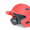 Helmet * | All-Star All Star Adult System 7 Fitted Solid Colour Batters Helmet Matte Red Extra Large