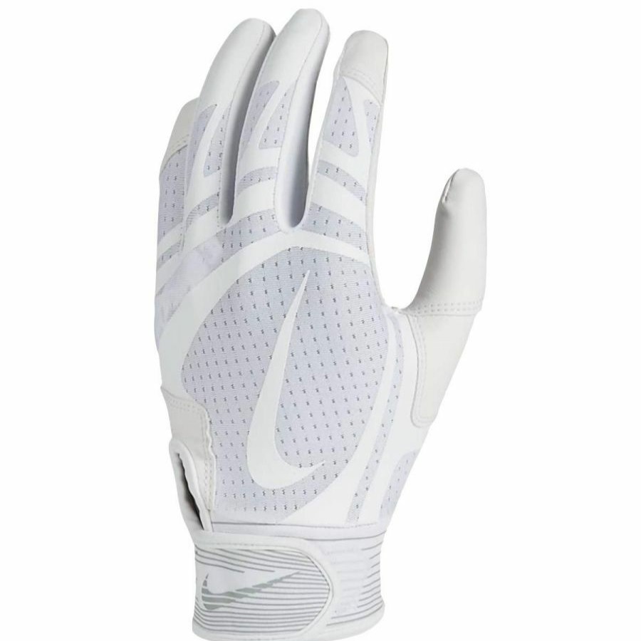 Gloves * | Nike Huarache Edge Batting Gloves Adult Medium White