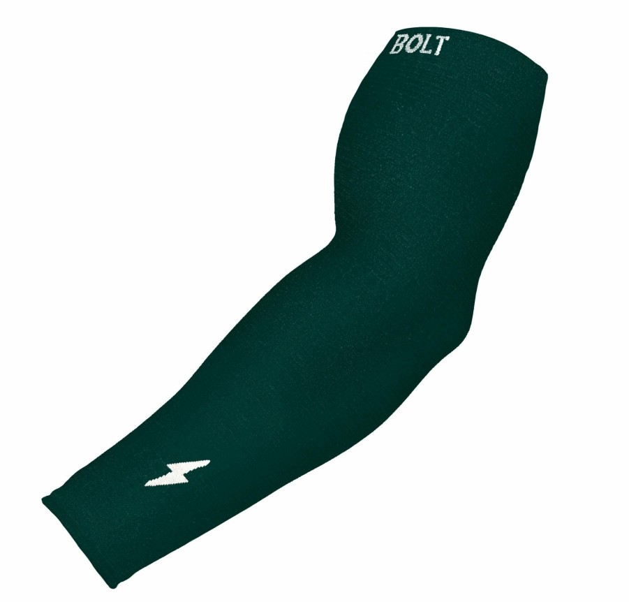 Bats & Gear * | Bruce Bolt Graduated Compression Premium Arm Sleeve Green