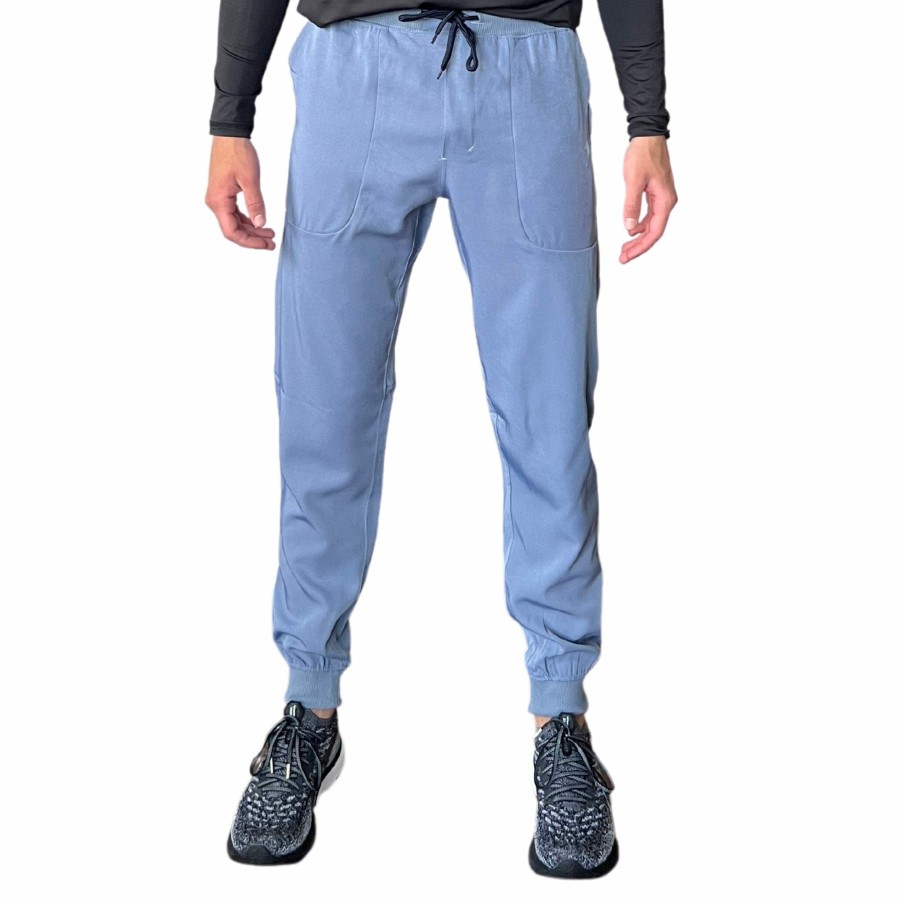 Apparel * | Bruce Bolt Performance Joggers Steel Blue