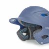 Helmet * | All-Star All Star Adult System 7 Fitted Solid Colour Batters Helmet Matte Navy Large