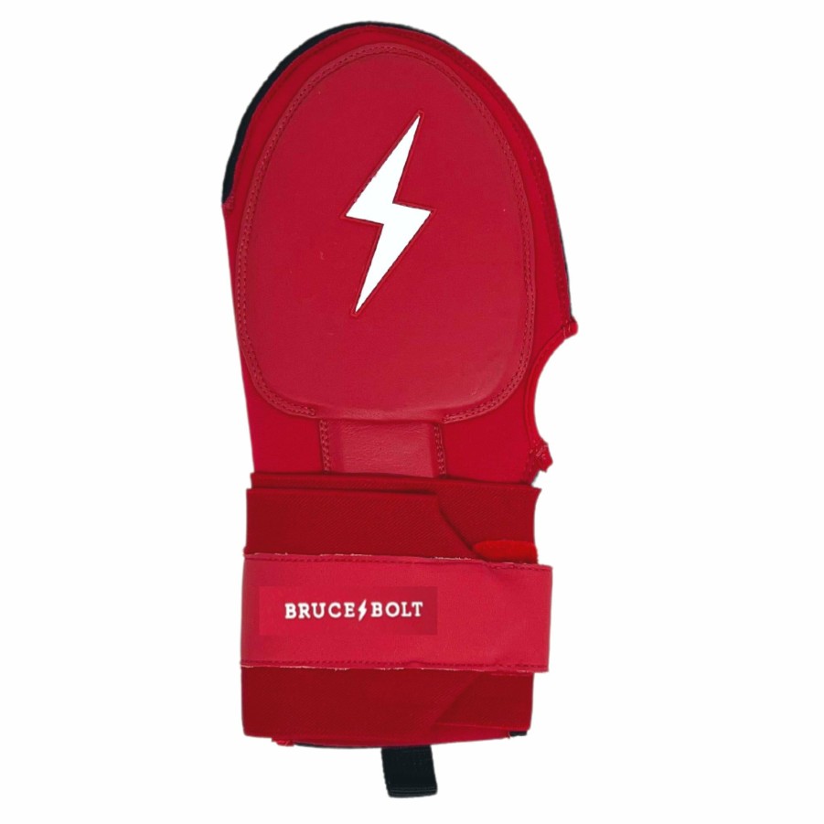 Bats & Gear * | Bruce Bolt Left Hand Sliding Mitt Red Left