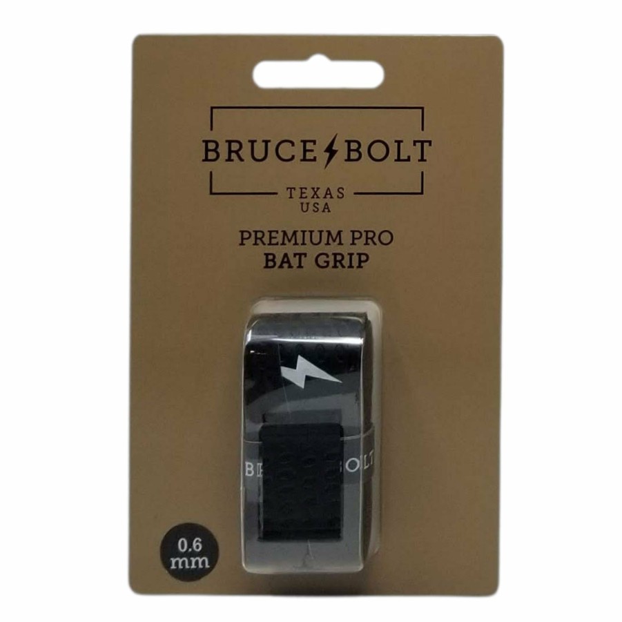 Bats & Gear * | Bruce Bolt Premium Pro Bat Grip Black